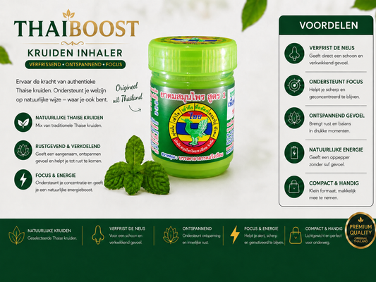 Hong Thai Kruideninhaler - Model 2026 | ThaiBoost
